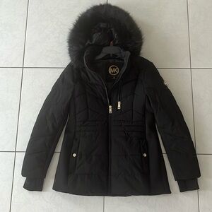 Michael Kors fur hood jacket, never worn